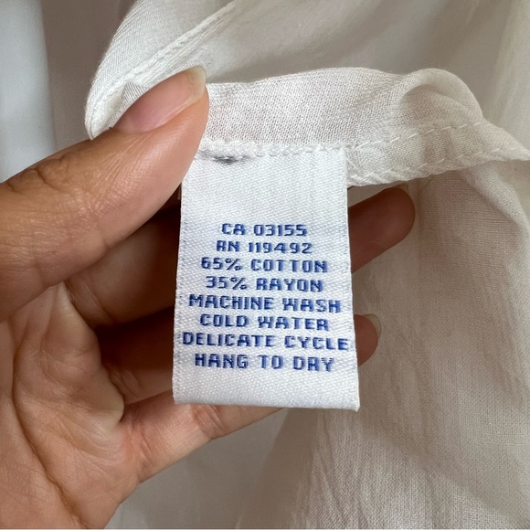 APRIL CORNELL Cotton Blend Lightweight Duster. Size Medium - Picture 6 of 6